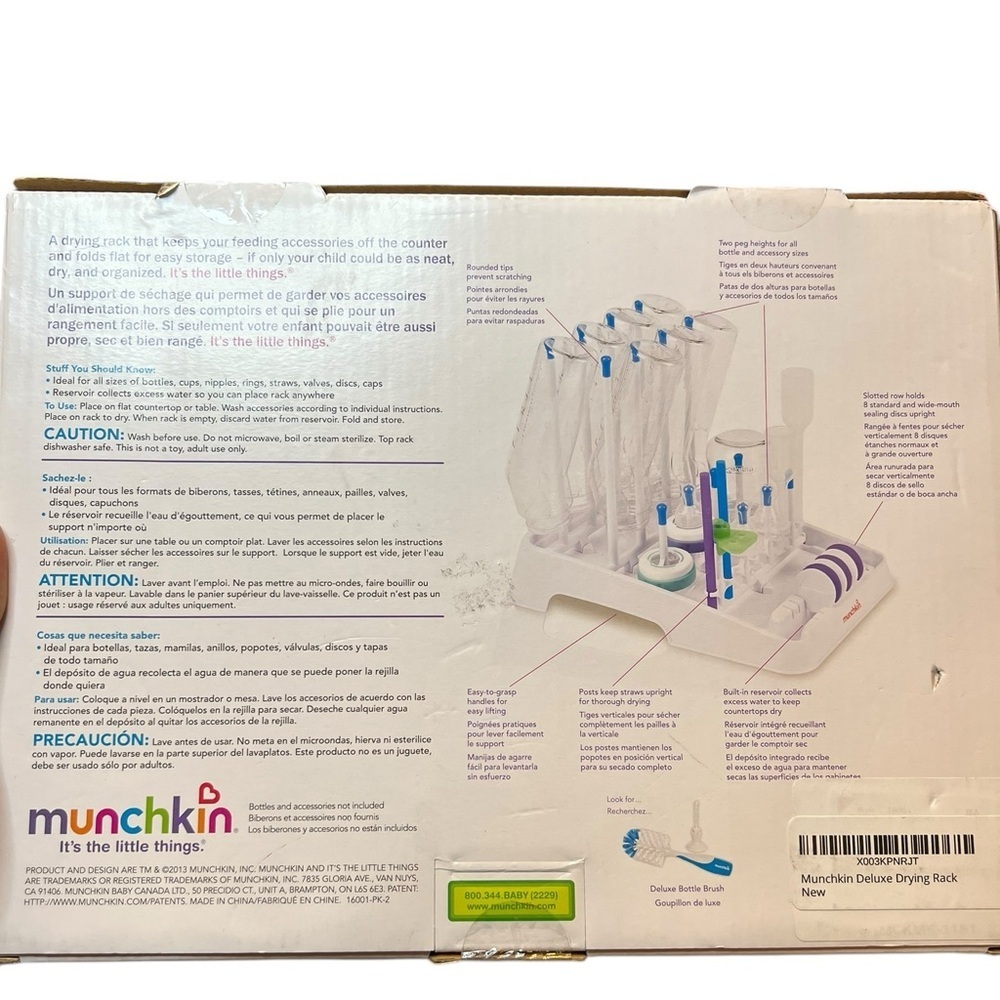Munchkin Deluxe Drying Rack - NIB - Picture 2 of 5